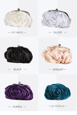 Rose Evening Bag Clutch Purse