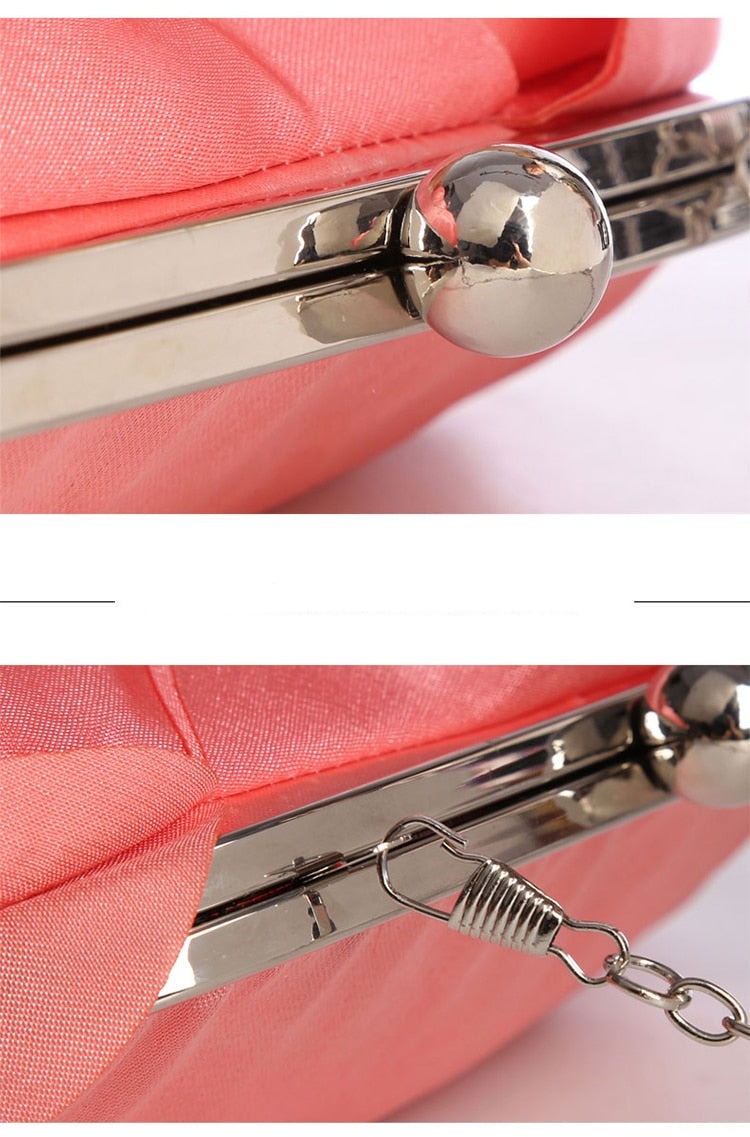 Rose Evening Bag Clutch Purse