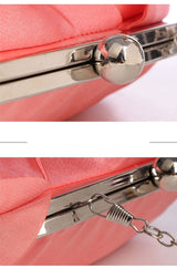 Rose Evening Bag Clutch Purse