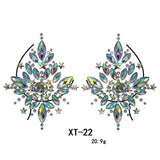 Party Ta-Tahs Chest Crystal Resin Stickers