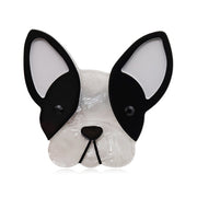 French Bulldog Handmade Acrylic Brooch