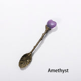 One Crystal Love Heart Teaspoon