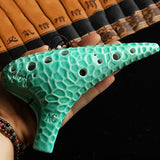 Sea Ripple Ocarina 12 Holes Handmade Midrange C Key Orff Musical Instrument