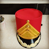 Red Drummer Top Hat Military Cap