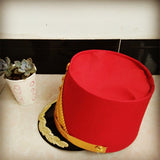 Red Drummer Top Hat Military Cap