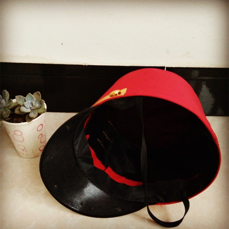 Red Drummer Top Hat Military Cap