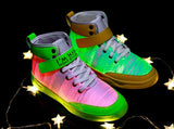 Glowing Sneakers USB Rechargeable Unisex Party Shoes