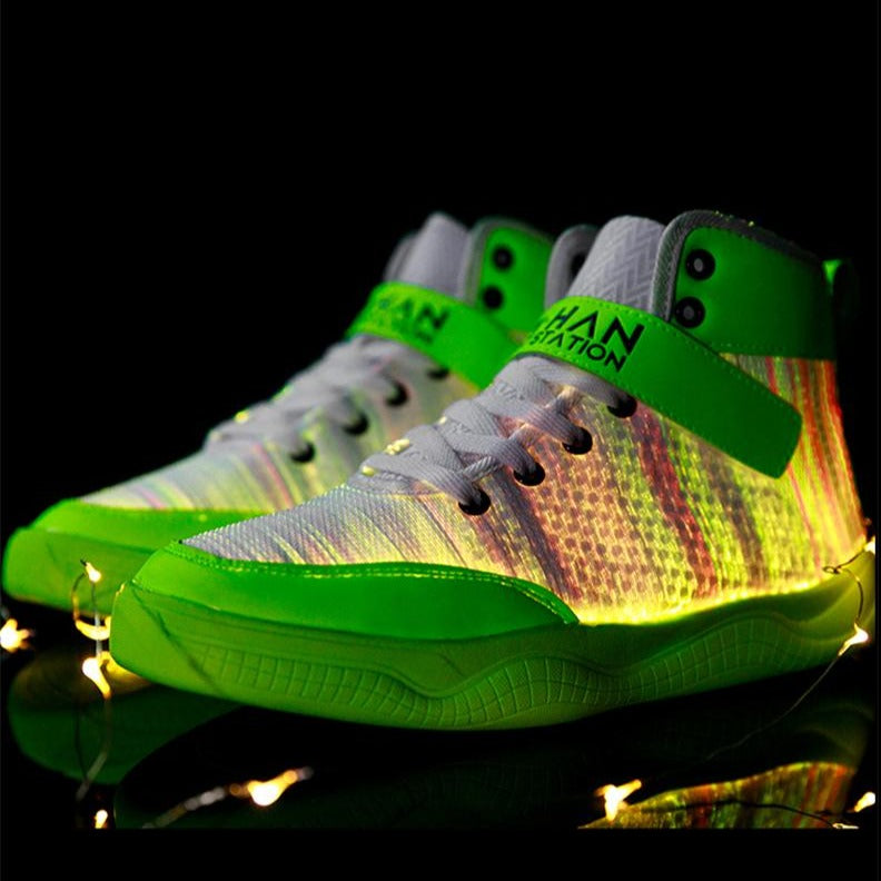Glowing Sneakers USB Rechargeable Unisex Party Shoes
