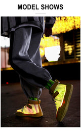 Glowing Sneakers USB Rechargeable Unisex Party Shoes