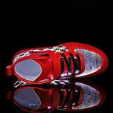 Glowing Sneakers USB Rechargeable Unisex Party Shoes