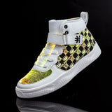 Glowing Sneakers USB Rechargeable Unisex Party Shoes