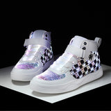 Glowing Sneakers USB Rechargeable Unisex Party Shoes