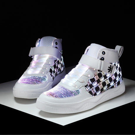 Glowing Sneakers USB Rechargeable Unisex Party Shoes