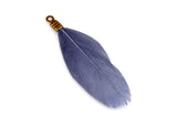 Natural Feathers with Metal Clips for Jewellery Making