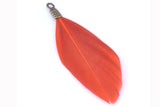 Natural Feathers with Metal Clips for Jewellery Making