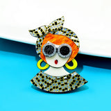 Woodland Ooooo Fancy Acrylic Brooch