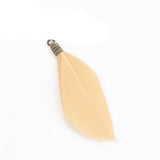 Natural Feathers with Metal Clips for Jewellery Making