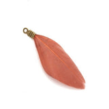 Natural Feathers with Metal Clips for Jewellery Making
