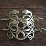 Viking Hairpin Double Head Snake Hair Jewellery
