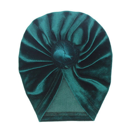 Velour Baby Turban Knot Head Wrap
