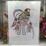A4 29cm Mandala Hummingbird DIY Craft Layering Stencils