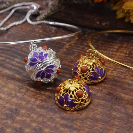 Mexican Chime Bracelet Ball Essential Oil Diffuser Aromatherapy Jewellery