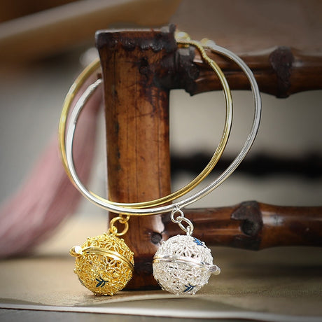 Mexican Chime Bracelet Ball Essential Oil Diffuser Aromatherapy Jewellery