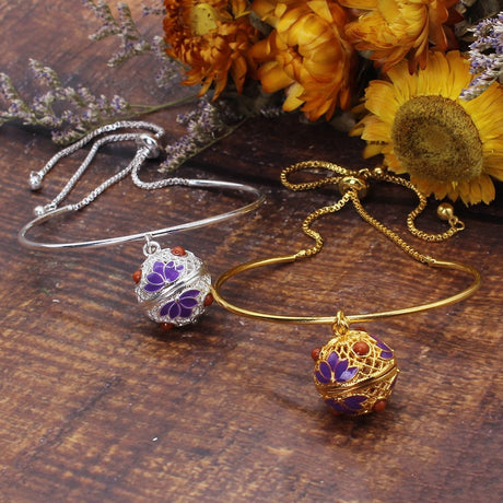 Mexican Chime Bracelet Ball Essential Oil Diffuser Aromatherapy Jewellery