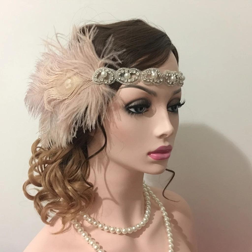 1920s Great Gatsby Pearl & Rhinestone Headpieces - Woodland Gatherer Woodland Gatherer | Australian Online Gift Store | Gifts & Treasures | Special Occasions & Everyday Fun | Whimsical Treats | Costumes | Jewellery | Fashion | Crafting DIY | Stationery | Boho Festival Fashion | Home Decor & Fittings     Afterpay Available Paypal Available Humm Available Worldwide Shipping Available