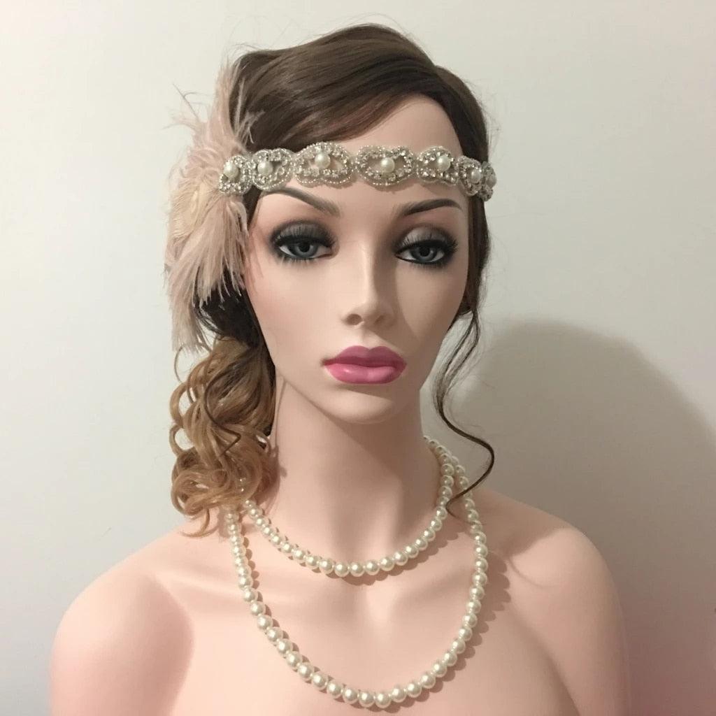 1920s Great Gatsby Pearl & Rhinestone Headpieces - Woodland Gatherer Woodland Gatherer | Australian Online Gift Store | Gifts & Treasures | Special Occasions & Everyday Fun | Whimsical Treats | Costumes | Jewellery | Fashion | Crafting DIY | Stationery | Boho Festival Fashion | Home Decor & Fittings     Afterpay Available Paypal Available Humm Available Worldwide Shipping Available