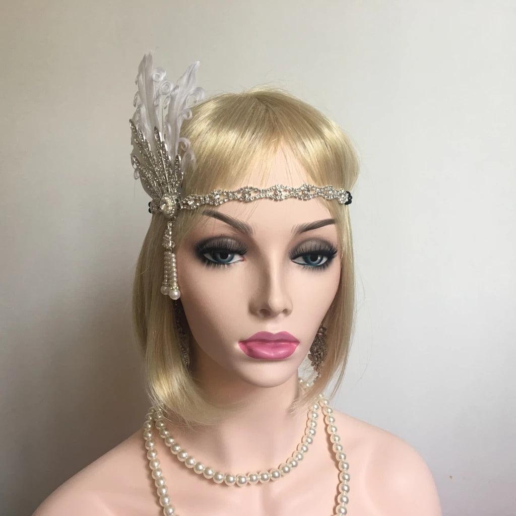 1920s Great Gatsby Pearl & Rhinestone Headpieces - Woodland Gatherer Woodland Gatherer | Australian Online Gift Store | Gifts & Treasures | Special Occasions & Everyday Fun | Whimsical Treats | Costumes | Jewellery | Fashion | Crafting DIY | Stationery | Boho Festival Fashion | Home Decor & Fittings     Afterpay Available Paypal Available Humm Available Worldwide Shipping Available