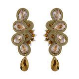 Soutache Russian Braid Handmade Long Earrings