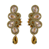 Soutache Russian Braid Handmade Long Earrings