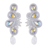Soutache Russian Braid Handmade Long Earrings