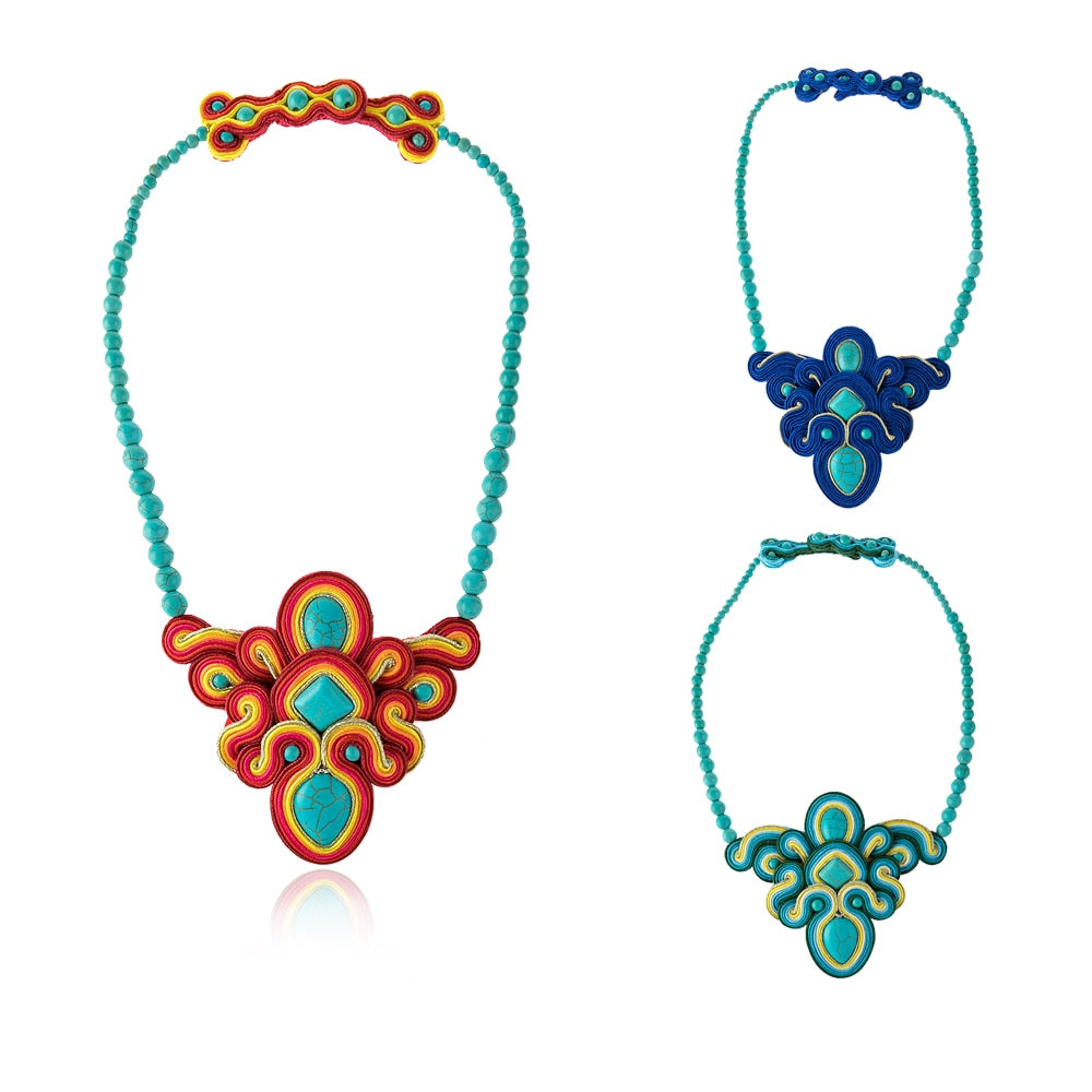 Soutache Russian Braid Handmade Necklaces