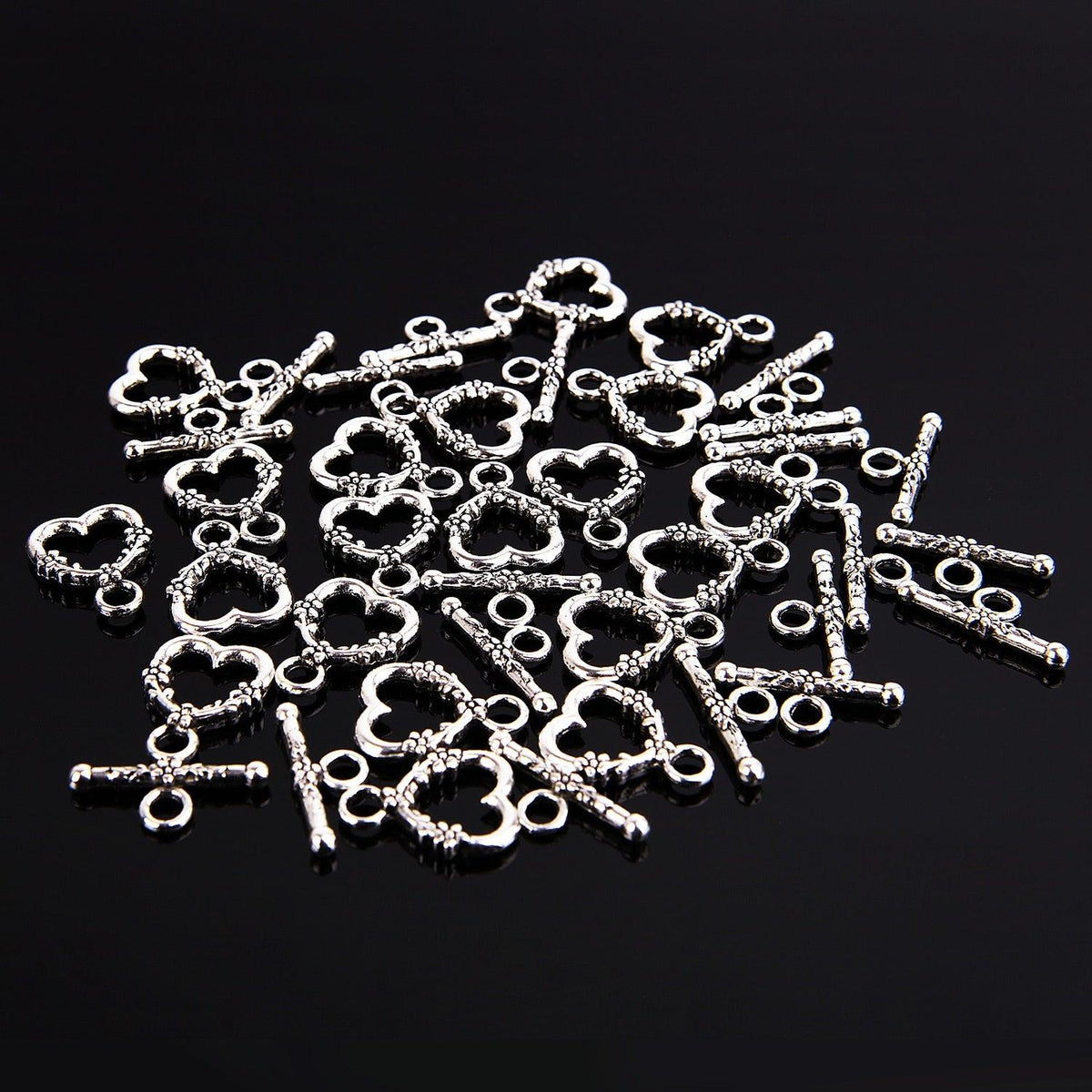 20 Sets Tibetan Silver Heart Shape Metal Toggle Clasps Hooks Findings for DIY Jewellery Making - Woodland Gatherer Woodland Gatherer | Australian Online Gift Store | Gifts & Treasures | Special Occasions & Everyday Fun | Whimsical Treats | Costumes | Jewellery | Fashion | Crafting DIY | Stationery | Boho Festival Fashion | Home Decor & Fittings     Afterpay Available Paypal Available Humm Available Worldwide Shipping Available
