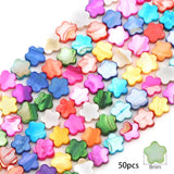 Mixed Colours Mother of Pearl Natural Shell Beads Loose Beads Heart Star Moon Cross Butterfly Charms for DIY Jewellery Making