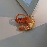 Woodland Prawn Handmade Acrylic Brooch