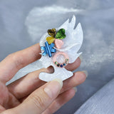 Woodland Pixie Handmade Acrylic Brooch