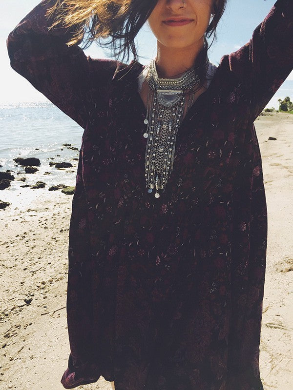 Cleopatra's Rain Maker Tassel Statement Necklace