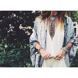 Cleopatra's Rain Maker Tassel Statement Necklace