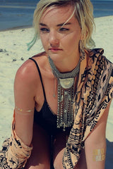 Cleopatra's Rain Maker Tassel Statement Necklace
