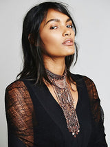 Cleopatra's Rain Maker Tassel Statement Necklace