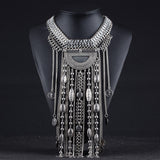 Cleopatra's Rain Maker Tassel Statement Necklace