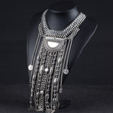 Cleopatra's Rain Maker Tassel Statement Necklace