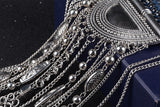 Cleopatra's Rain Maker Tassel Statement Necklace