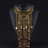 Cleopatra's Rain Maker Tassel Statement Necklace