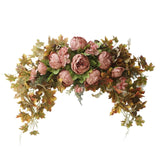 Rose Peony Garlands Artificial Flower Wreaths