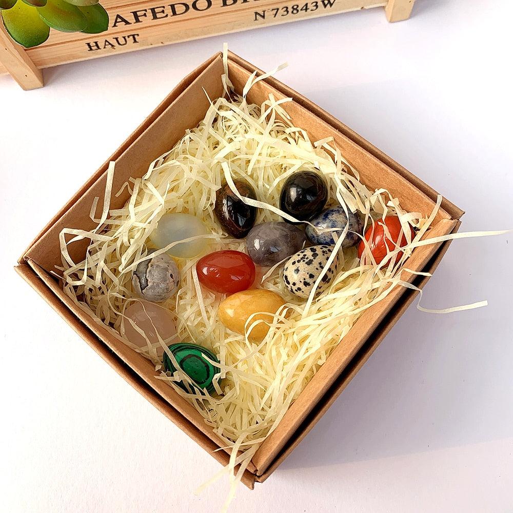 12Pcs Natural Stone Mini Eggs - Woodland Gatherer Woodland Gatherer | Australian Online Gift Store | Gifts & Treasures | Special Occasions & Everyday Fun | Whimsical Treats | Costumes | Jewellery | Fashion | Crafting DIY | Stationery | Boho Festival Fashion | Home Decor & Fittings     Afterpay Available Paypal Available Humm Available Worldwide Shipping Available