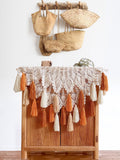 Macrame Crochet Tassel Wall Hanging Boho Table Decoration